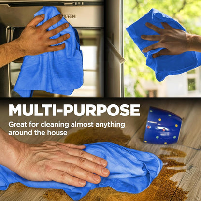 Premium Shammy Cloth for Car Drying - 26”X7” - Super Absorbent Chamois Towel for Car - Scratch-Free, Reusable & Soft